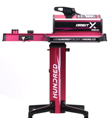 Professional badminton racket stringing machine prepared for precision gutting service